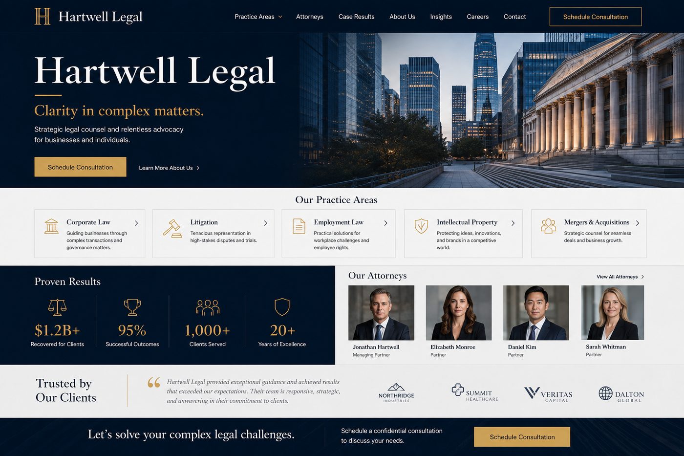 Hartwell Legal — Law Firm by Ranaverse